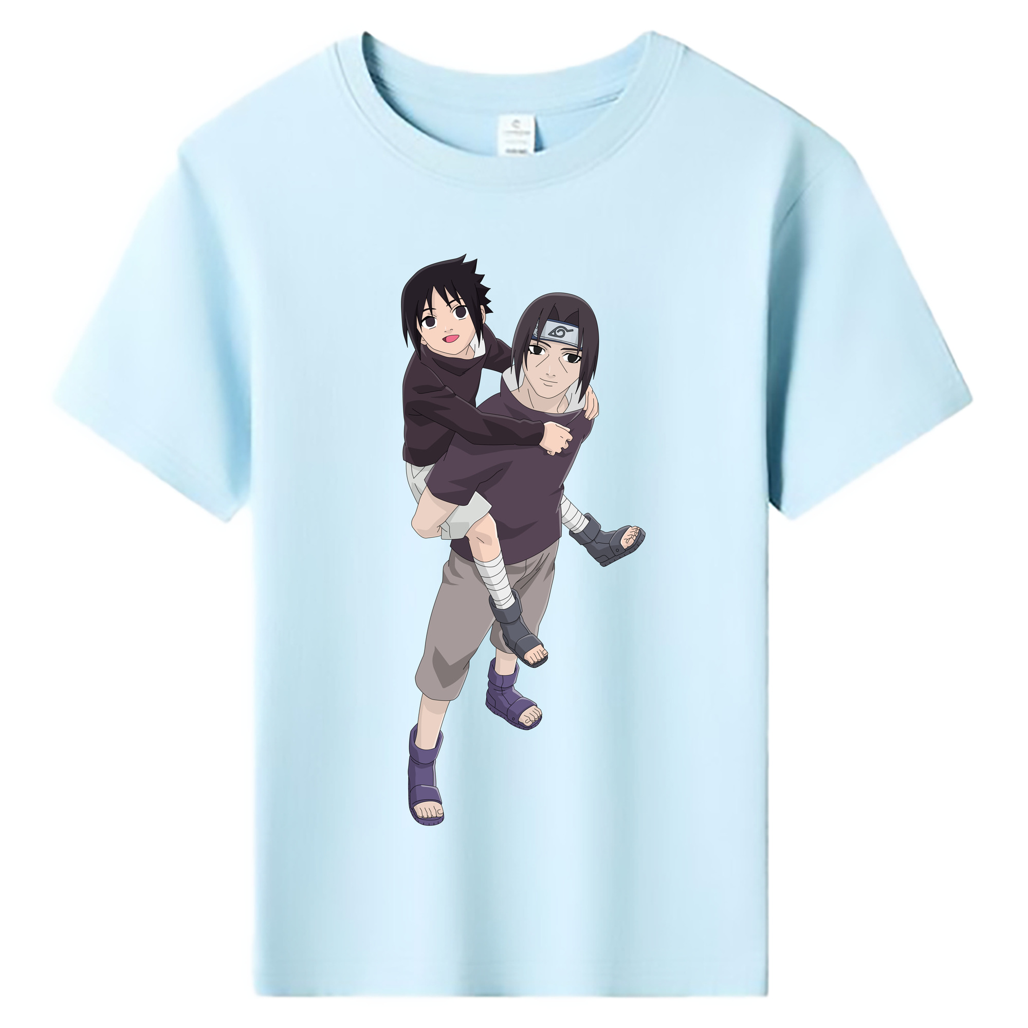 （画像用） NARUTO -ナルト- うちは イタチ Uchiha Itachi 綿100％キッズTシャツ（フロントプリント）